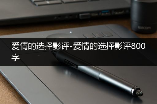 爱情的选择影评-爱情的选择影评800字