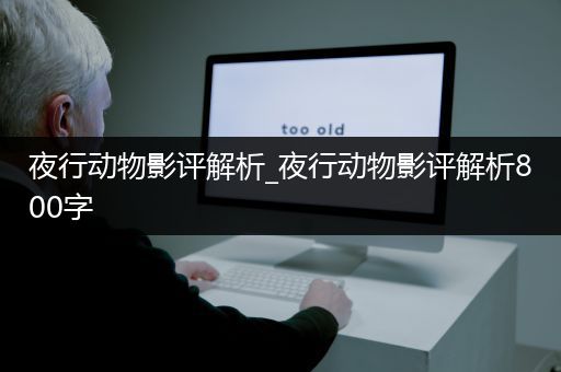 夜行动物影评解析_夜行动物影评解析800字